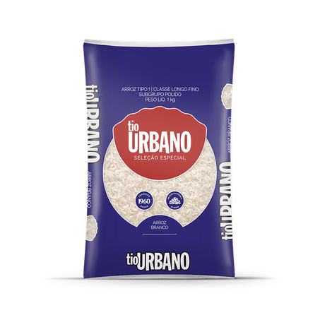 Arroz tio urbano branco 2kg