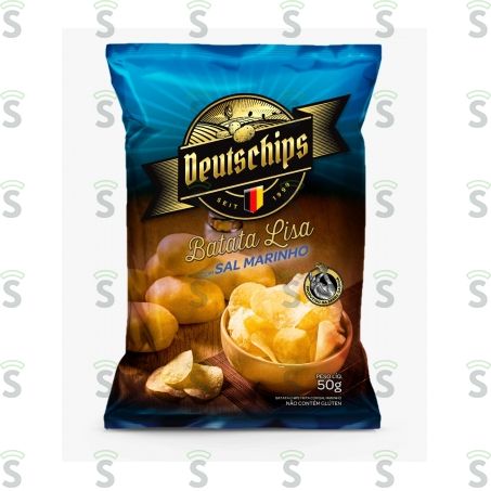 Deutschips-batata Lisa 50g Sal Marinho