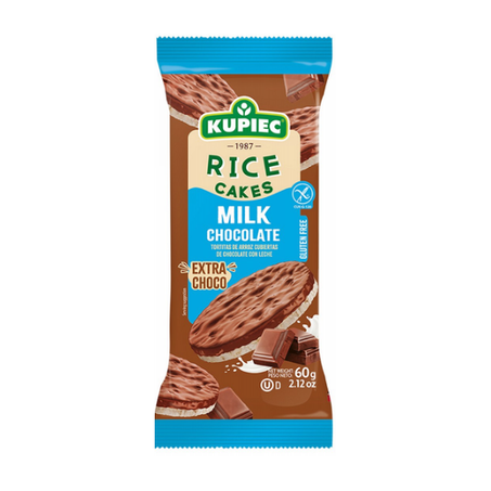 Biscoito arroz kupiec chocolate ao leite 60g