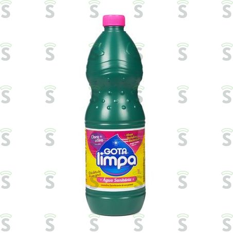  Água Sanitária Gota Limpa Garrafa 1lt