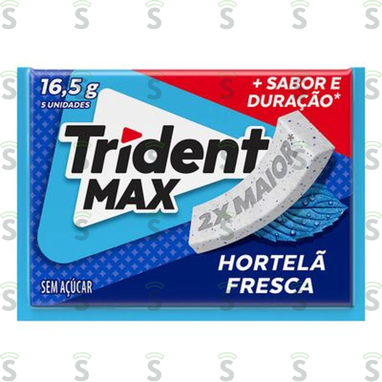 Trident-goma mascar 16.5g hortela fresca