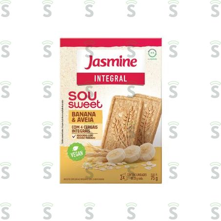  Bisc Jasmine S.sweet Ban/aveia 75g