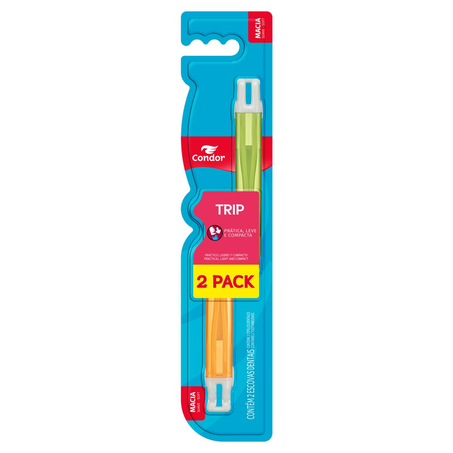 Escova Dental Condor Trip - Leve 2, Pague 1 Escova