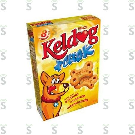  Biscoito Para Cães Keldog +crok Original Embalagem 400g