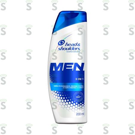  Head Shoulders-shampoo 200ml Men 3 Em 1