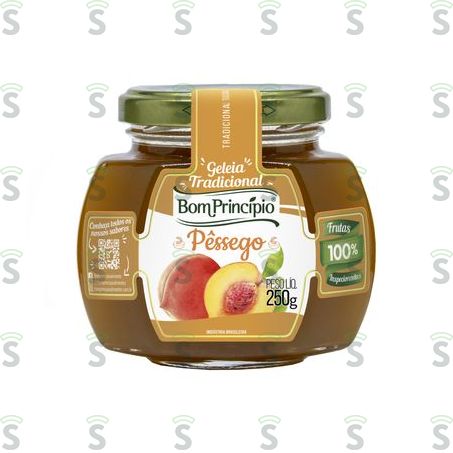  Bom Principio-geleia 250g Pessego