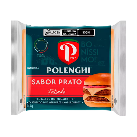Queijo sabor Prato Fatiado Polenghi 144g