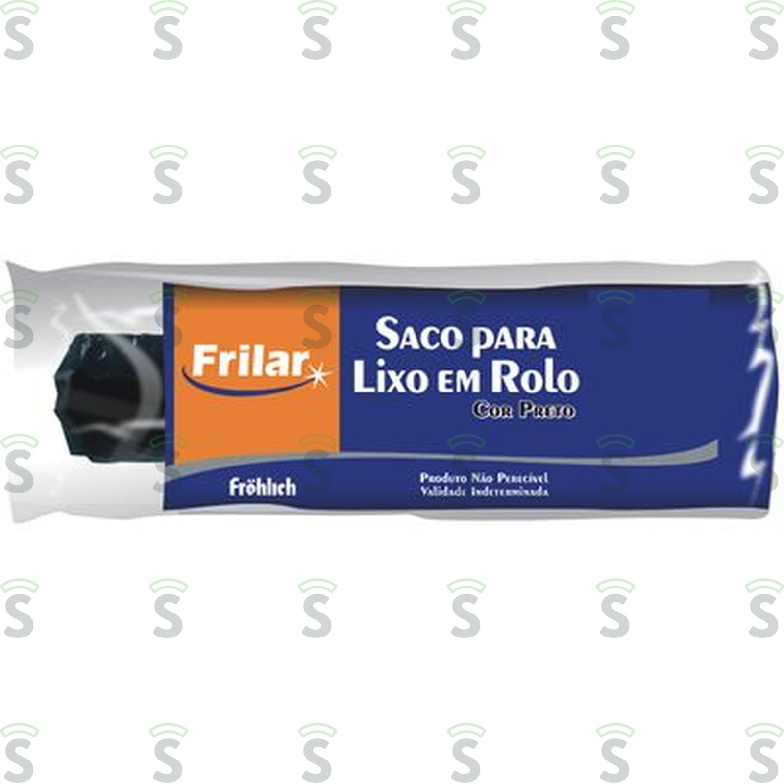 Saco P/ Lixo Frilar Preto Rolo - Unid 100LT