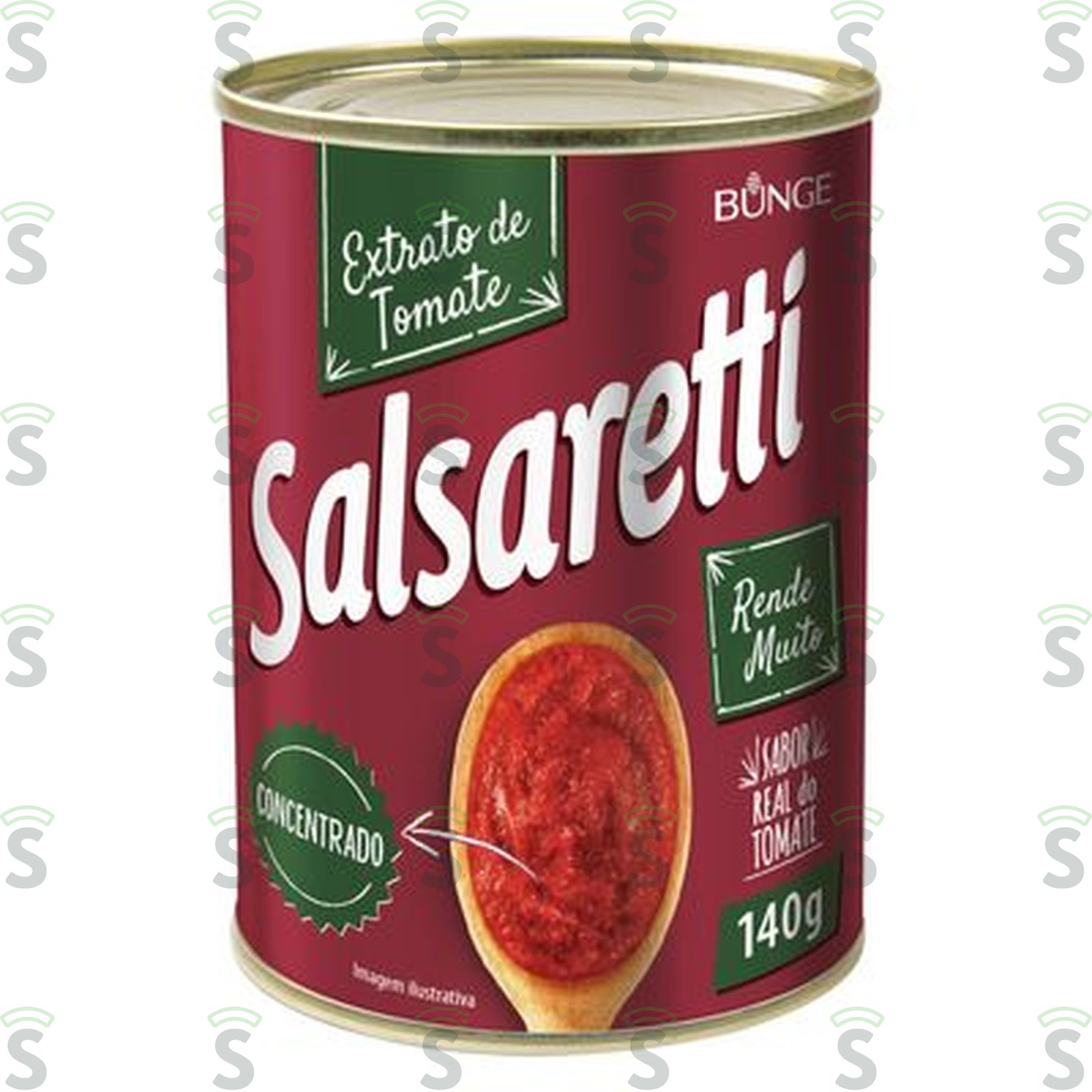 Extrato de Tomate Concentrado Salsaretti Lata 140gr