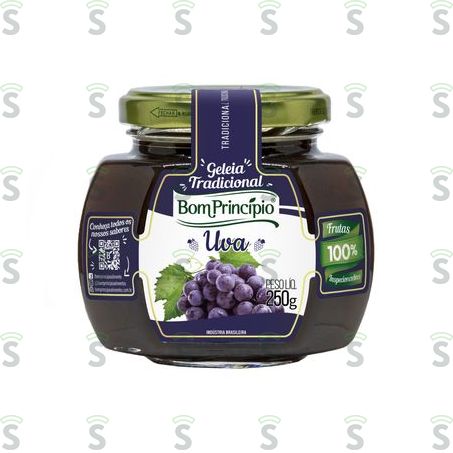  Bom Principio-geleia 250g Uva