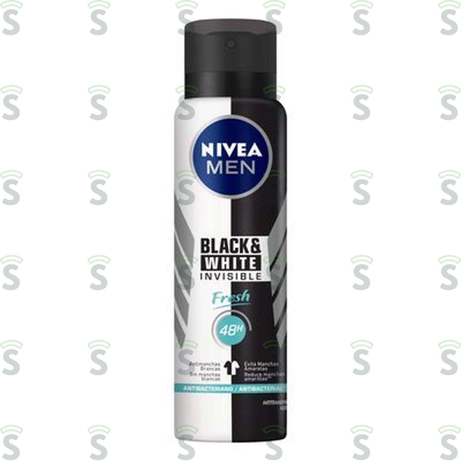 Antitranspirante Aerosol Nivea Men Invisible for Black & White Frasco Spray 150ml