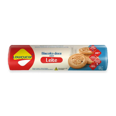 BISCOITO LOWCUCAR ZERO LATOSE/AÇÚCAR 95G