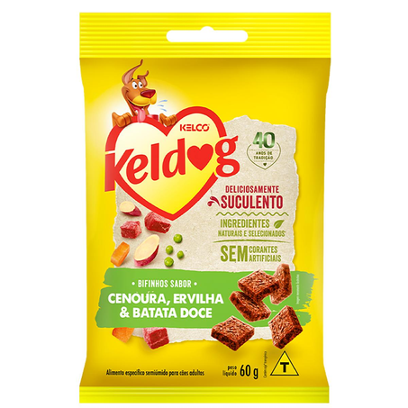 Bifinho Keldog 60g - Vegetais