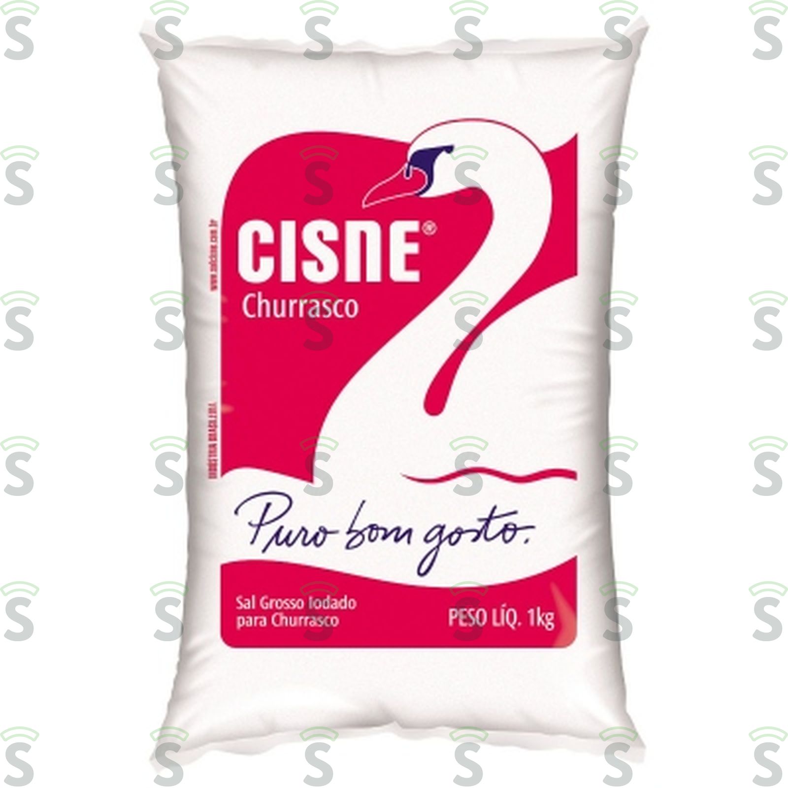 Sal Grosso Cisne Para Churrasco Pacote 1KG