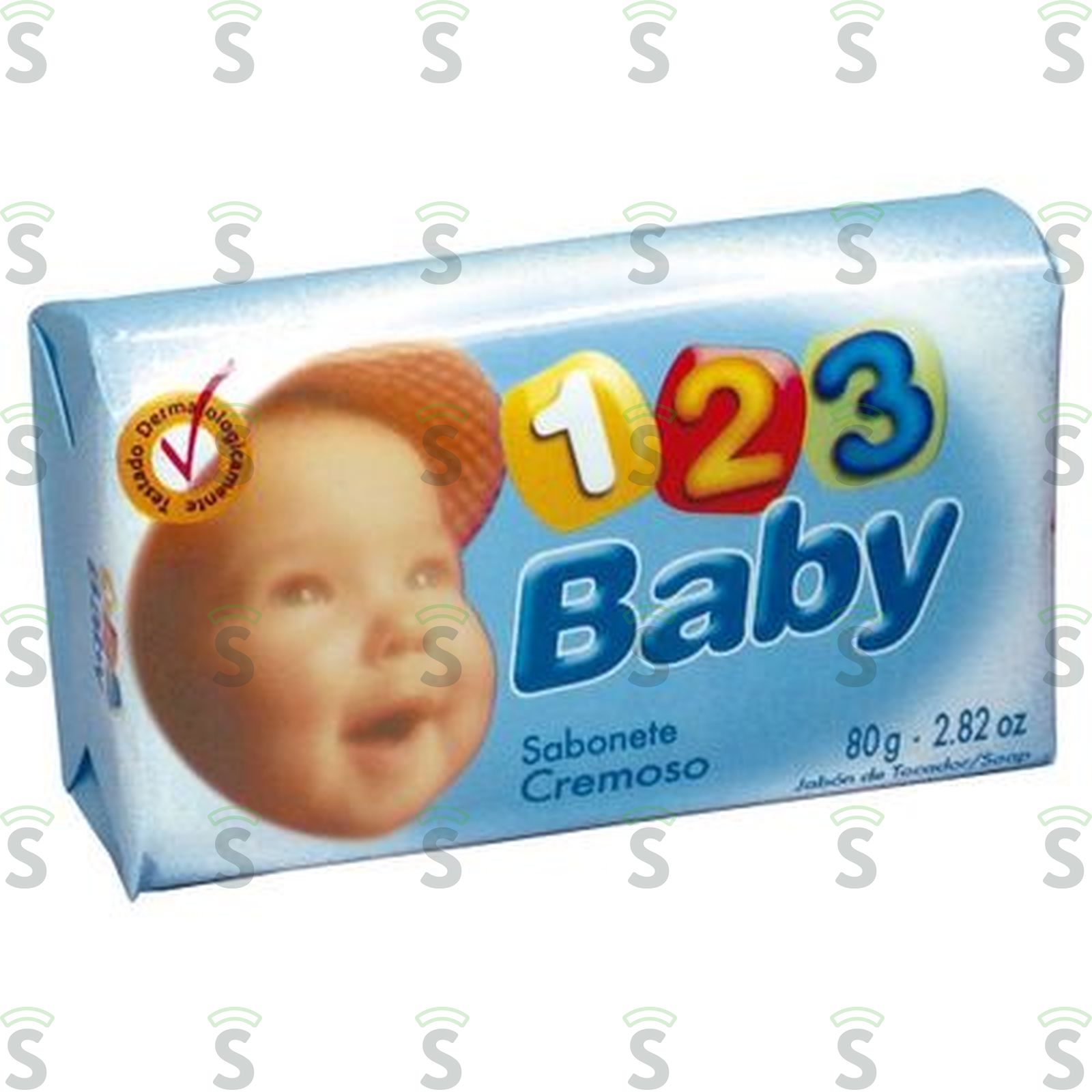 Sabonete 123 Baby Azul Unidade 80G