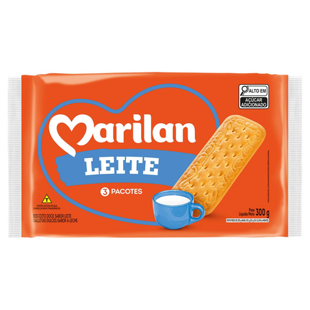 Biscoito Marilan 300g - Leite