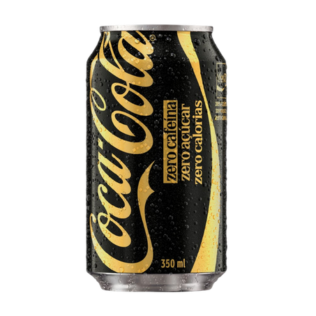 Refrigerante Coca Cola Zero Cafeína Zero Açúcar Lata 350ml 
 