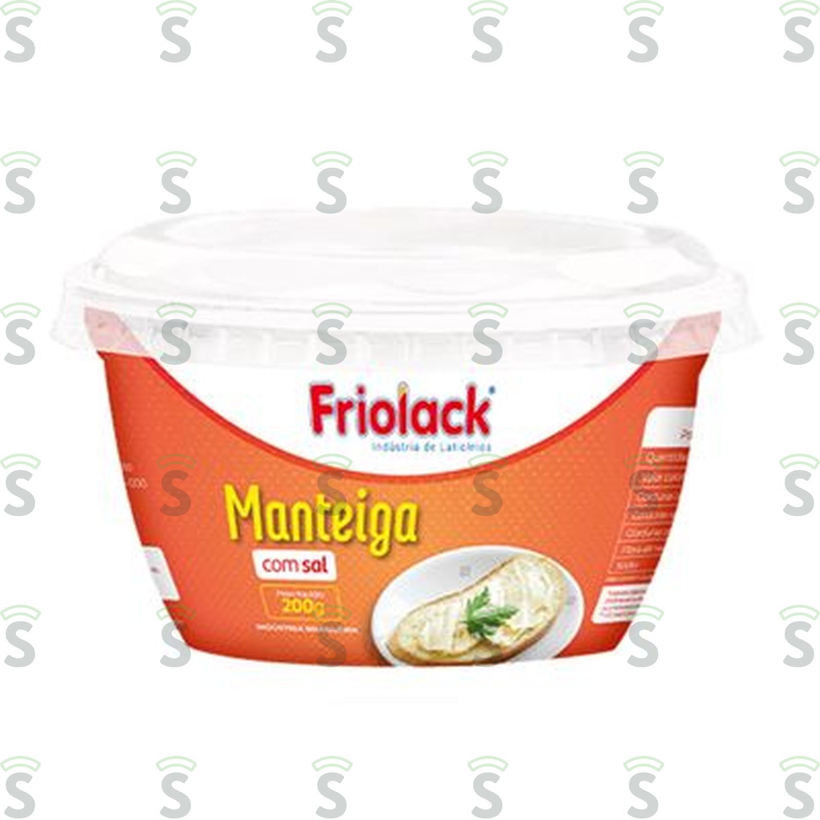 Manteiga Friolack Pote com Sal 200G