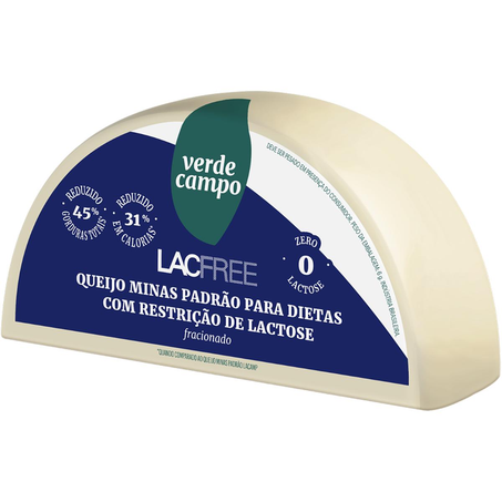 Queijo Minas Padrão Lacfree Kg
