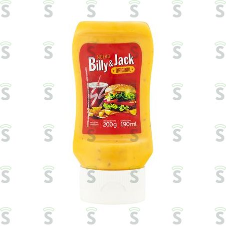  Molho Para Sanduíche Billy e Jack Kisabor Bisnaga 200g