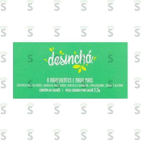  Chá Misto Desinchá 8 Ingredientes Caixa Com 60un - 90gr