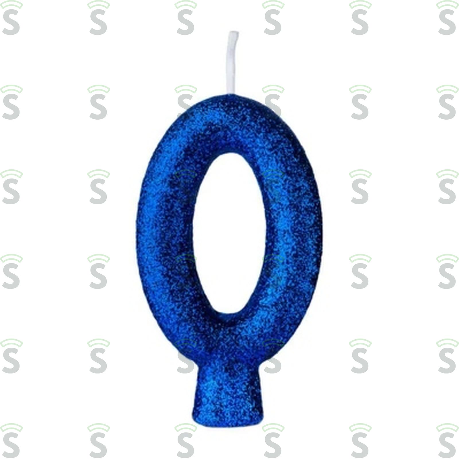 Vela de Aniversário Regina Cintilante Azul N0 1UN