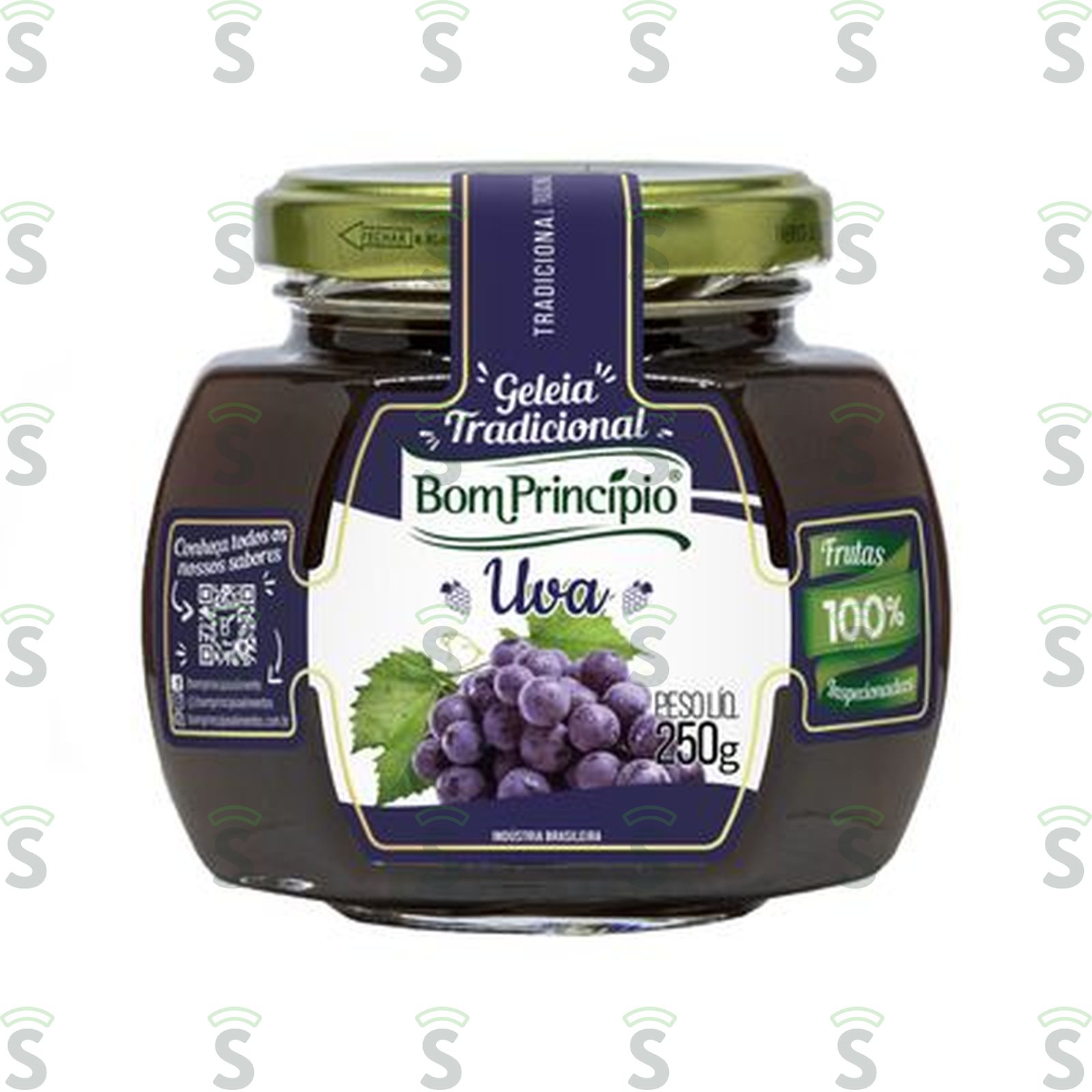 Bom principio-geleia 250g uva