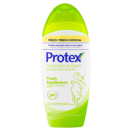 Sabonete Líquido Íntimo Protex Leve 200ml, Pague 150ml - Fresh