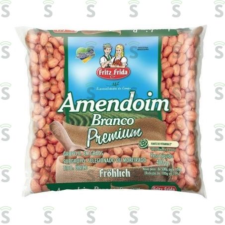  Amendoim Fritz & Frida Bco Premium 400g
