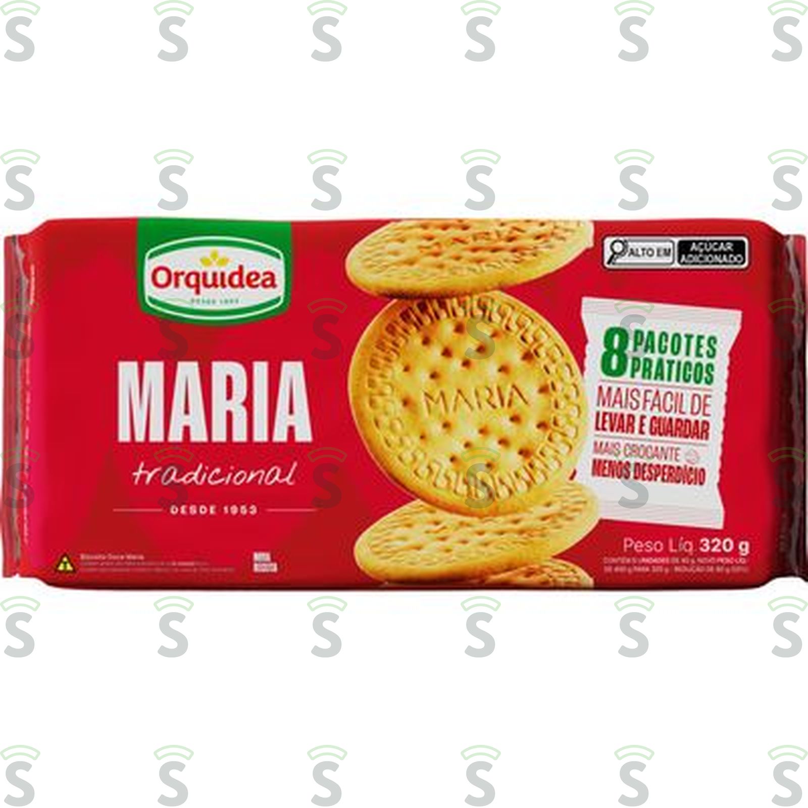 Orquidea-biscoito 320g maria