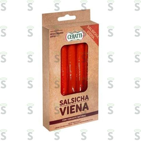  Salsicha Viena Ceratti Corante Natural 200g