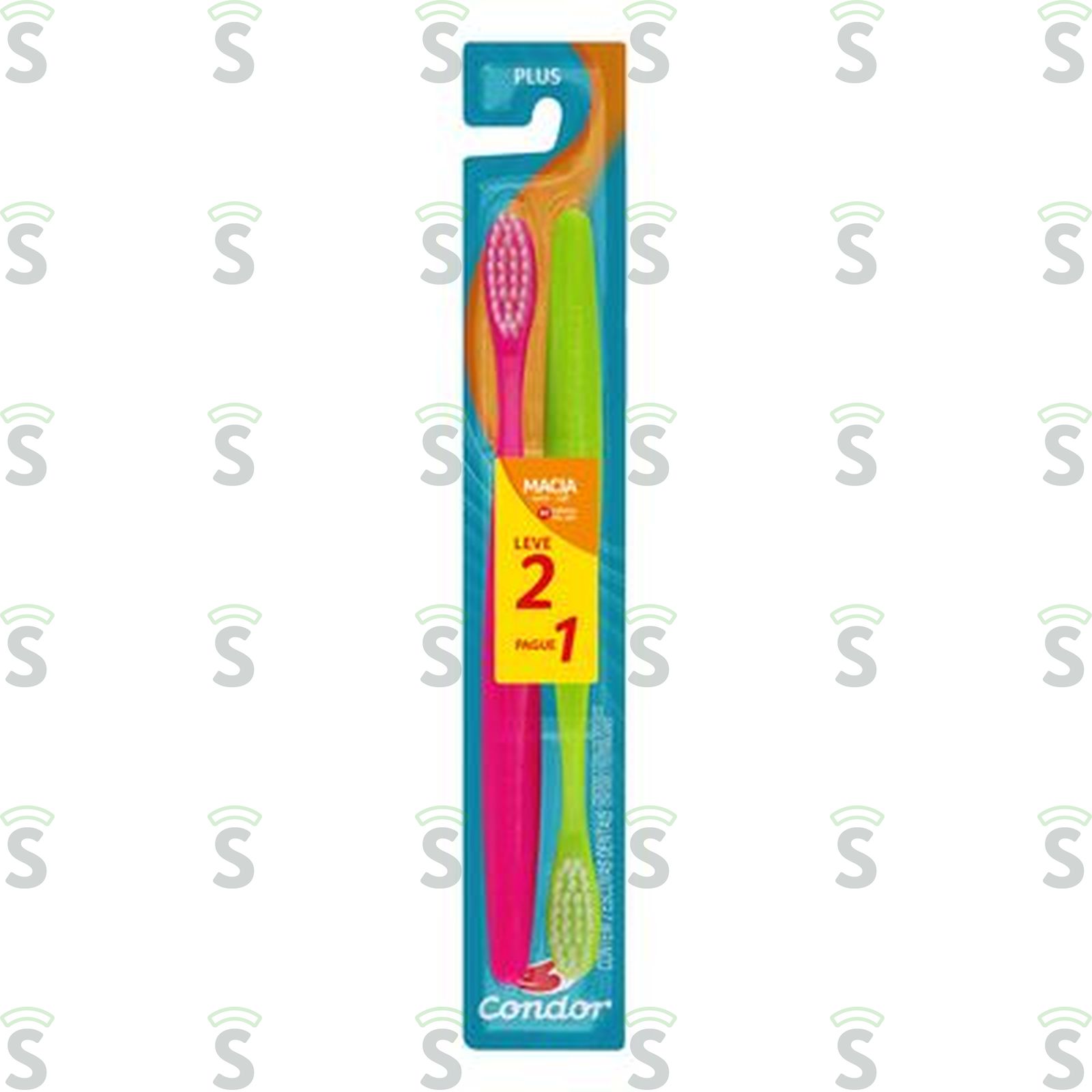 Escova Dental Condor Plus Embalagem Leve 2 Pague 1 2UN