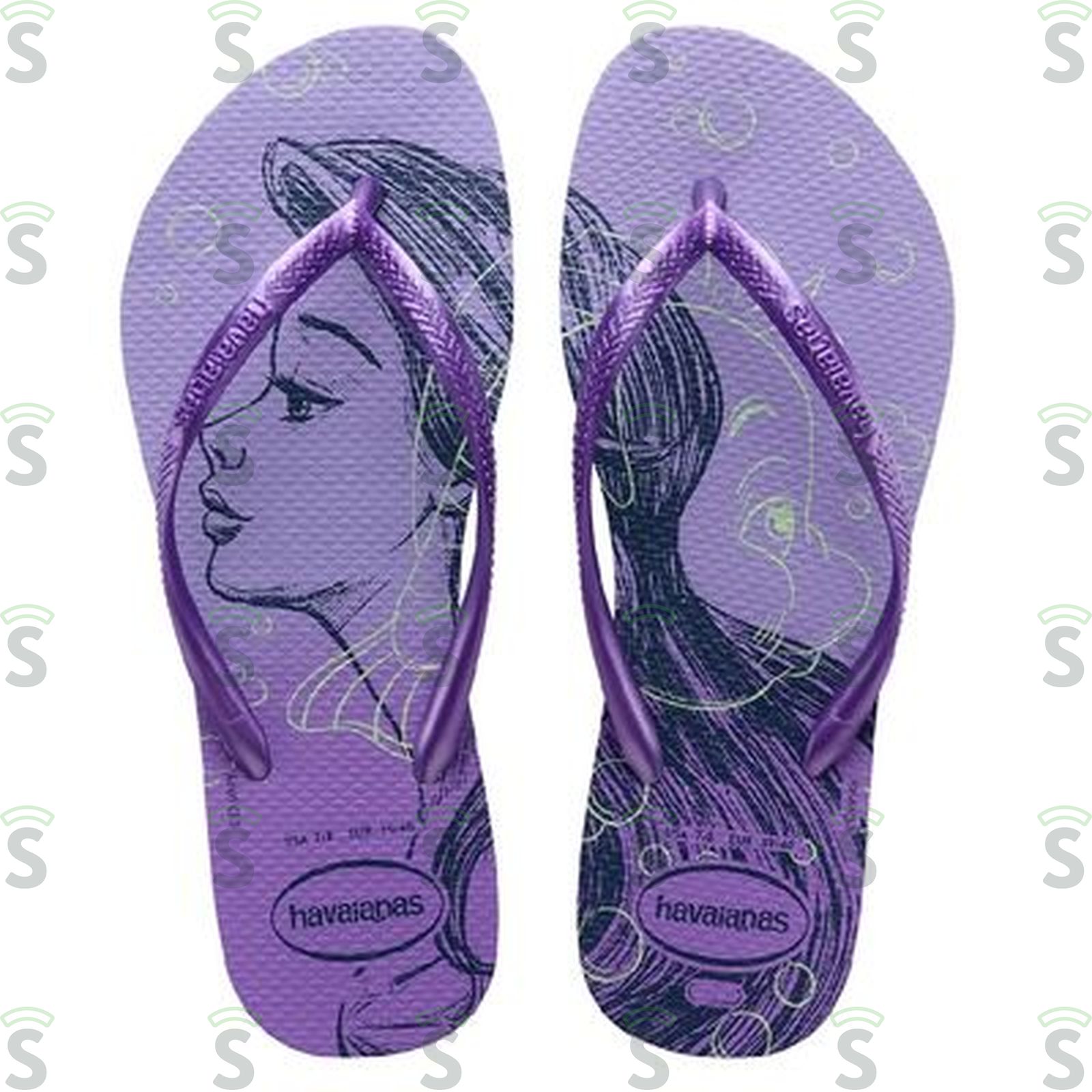 Havaianas Slim Princesas Roxo Paisley 37/38