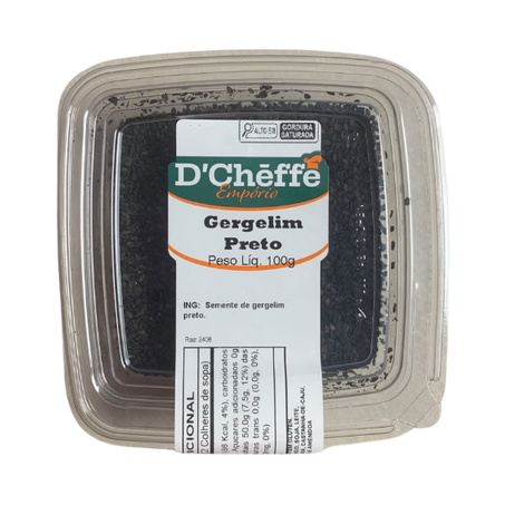 Gergilim preto d´cheffe 100g