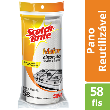 Pano Reutilizavel Scotch Brite Rolo  Un 
  360-5
