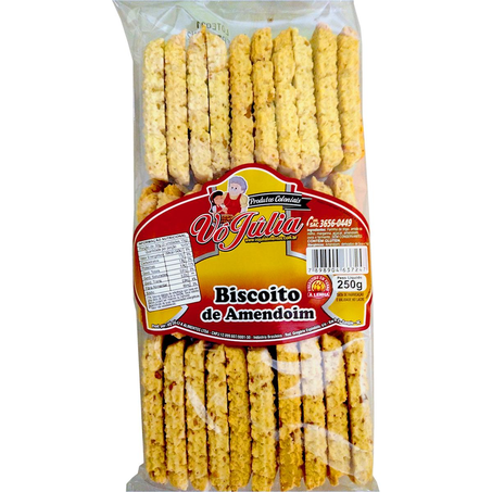 Biscoito Vó Júlia 250g - Amendoim