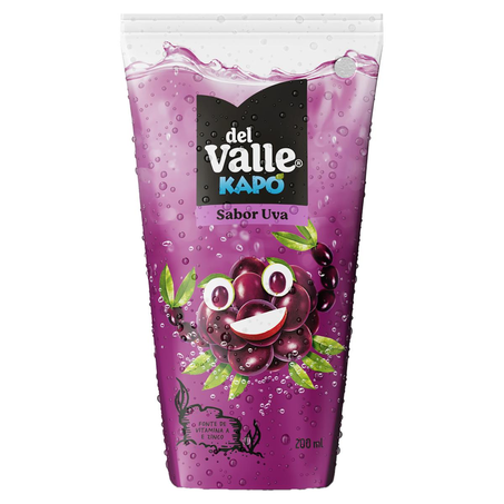 Refresco Kapo Del Valle 200ml - Uva - TP