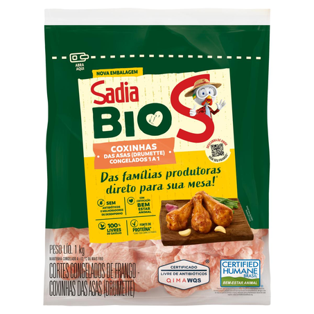 Drumette de Frango Sadia 1kg - Bio - Congelado