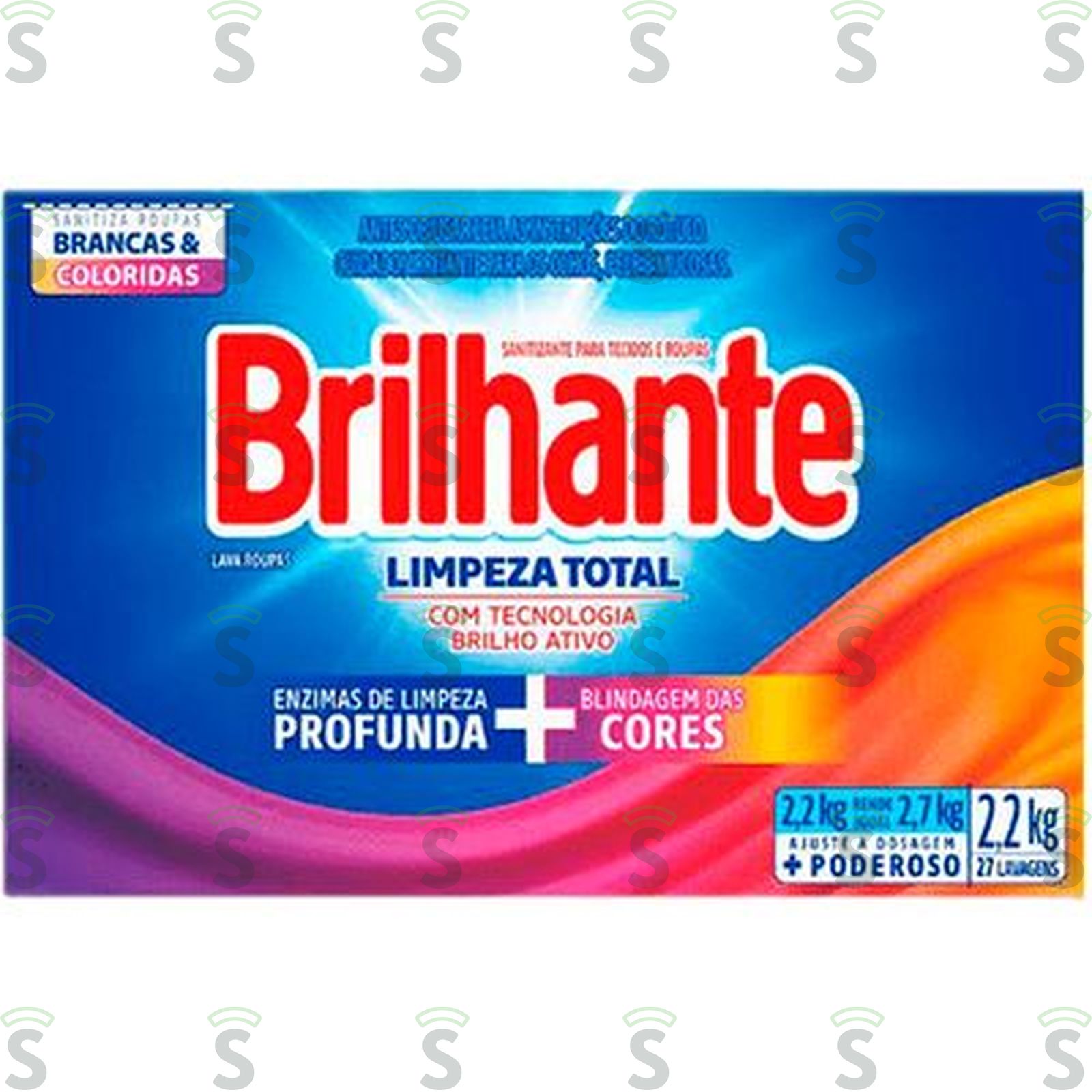 Brilhante-lava roupas 2.2kg limpeza tota