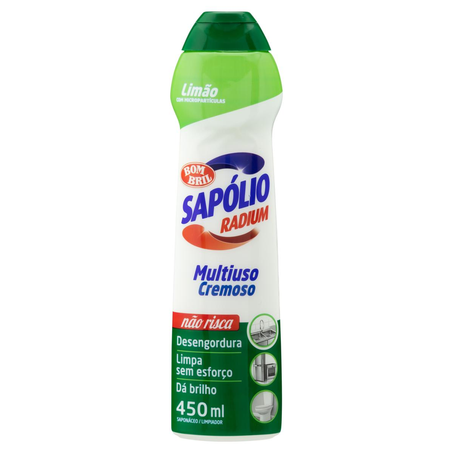 Saponáceo Cremoso Radium 450ml - Limão