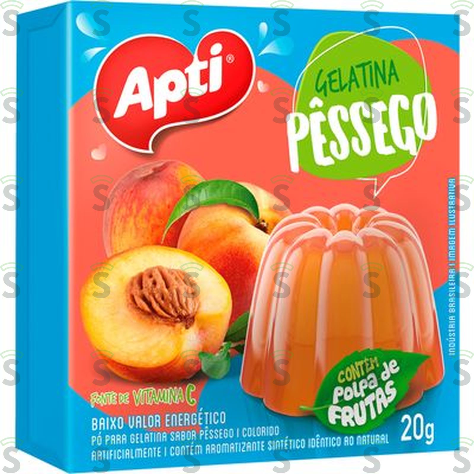 Apti-gelatina 20g pessego