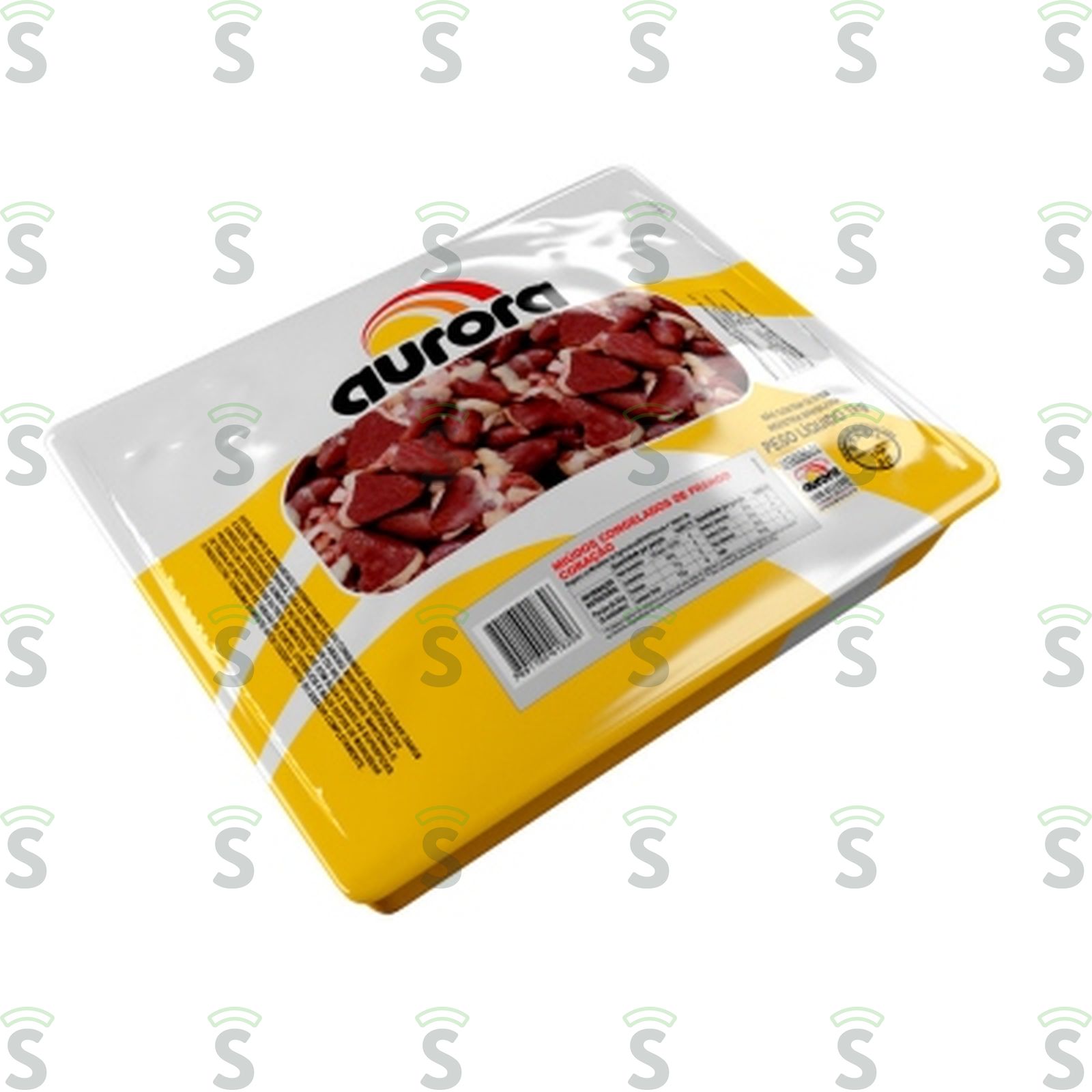 Coracao Frango Aurora Bandeja 1KG