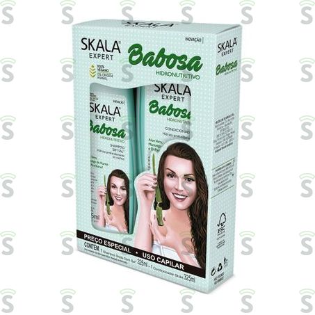  Kit Shampoo e Condicionador Skala Barbosa Expert Caixa Com 2un - 650ml
