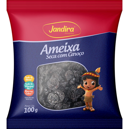 Ameixa Jandira 100g - Com Caroço