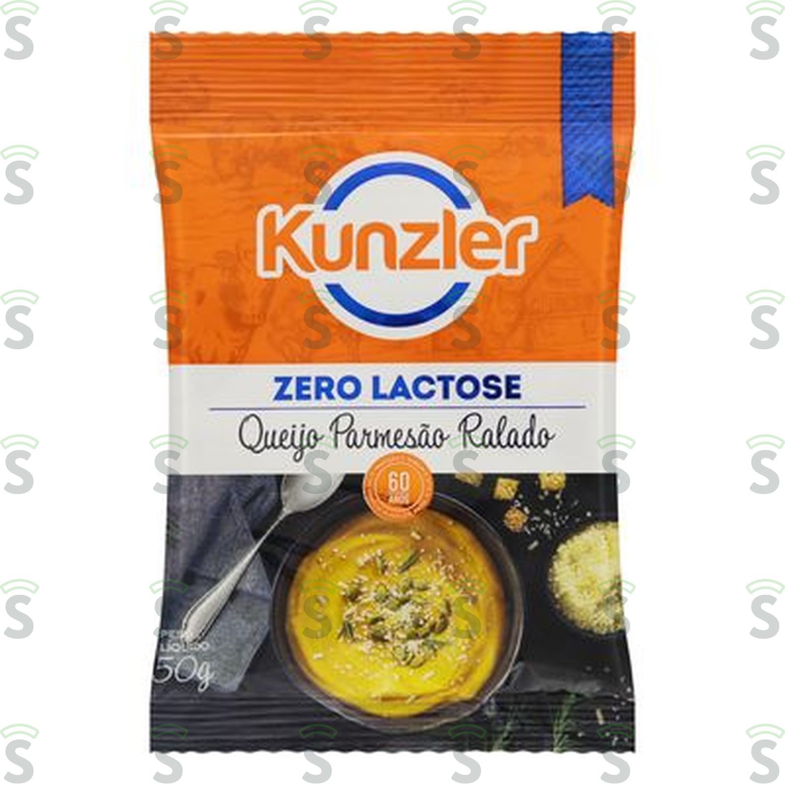 Queijo Ralado Kunzler Zero Lactose Embalagem 50G