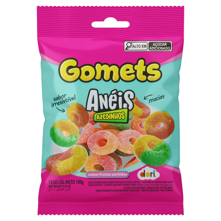 Bala Dori 100g - Gomets - Frutas Ácidas