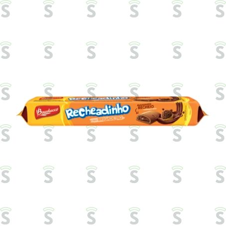  Biscoito Doce Recheadinho Bauducco Brigadeiro Embalagem 130g