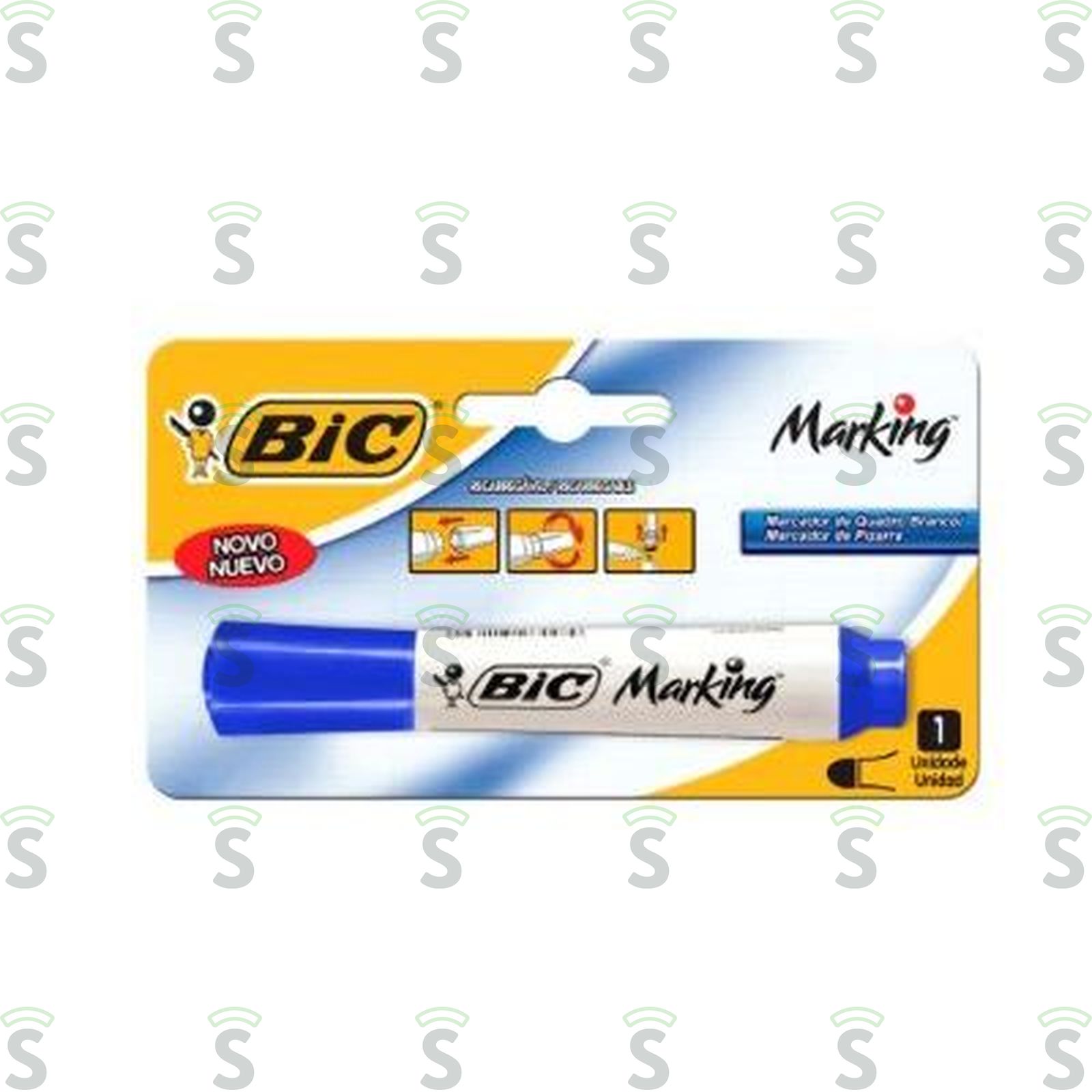 Marcador Quadro Branco Azul Bic