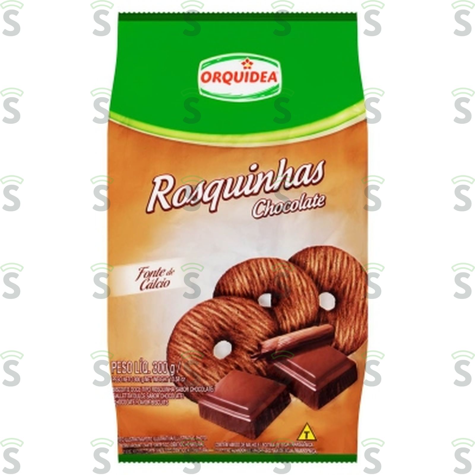 Orquidea-rosquinha 300g chocolate