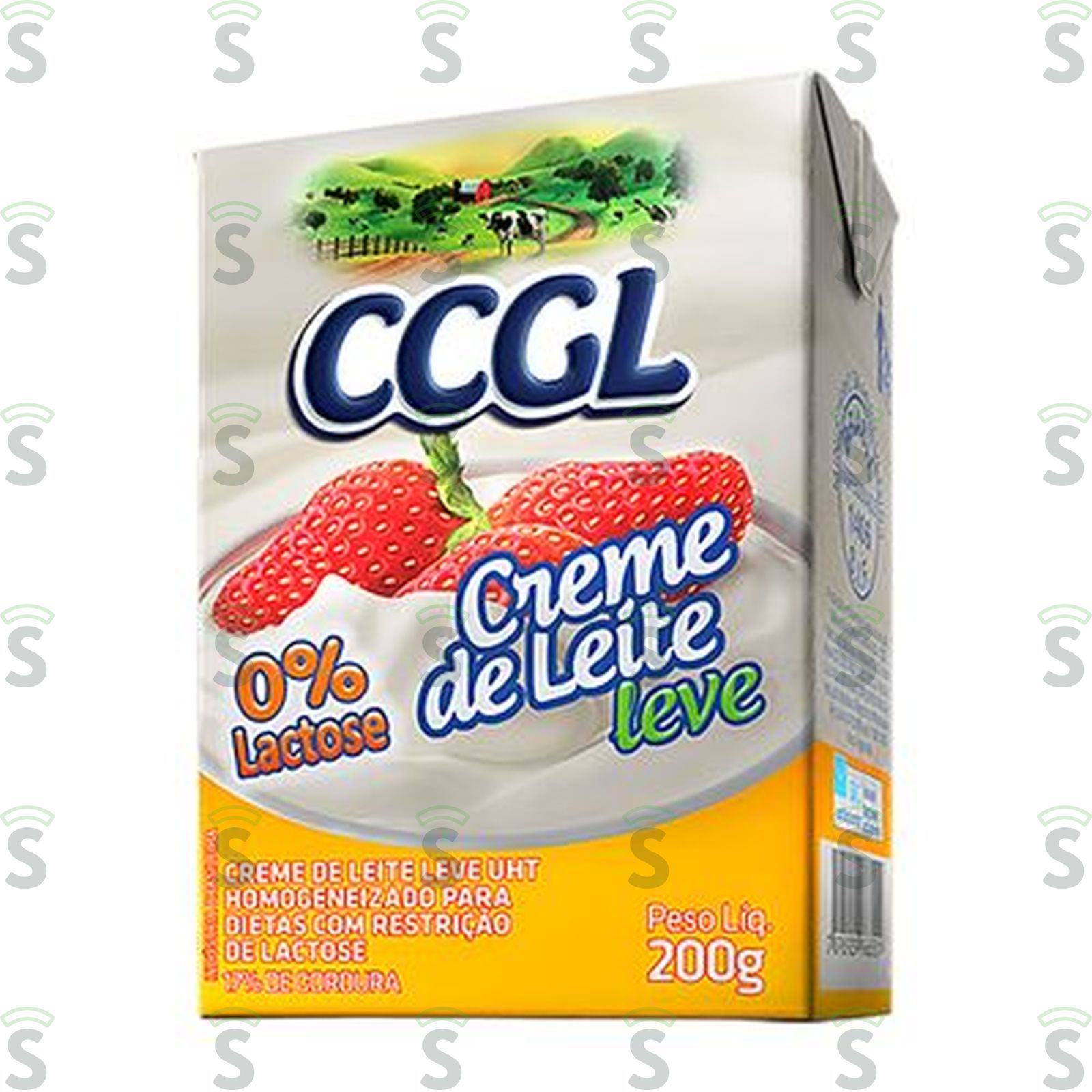 Creme de Leite Uht Leve Homogeneizado Zero Lactose Ccgl Caixa 200G
